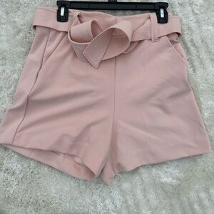 High Waist Pink Shorts